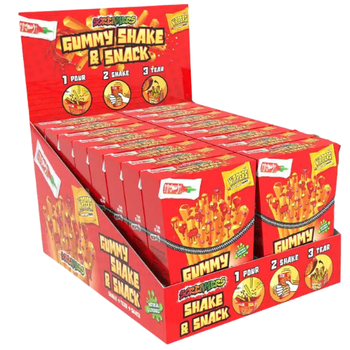 GUMMY SHAKE&SNACK 33g želé s polevou (Balenie:12ks 1ks=1,85eur)