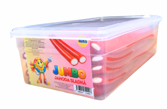 JUMBO 47g jahoda sladká (Balenie:40ks 1ks od 0,38eur)
