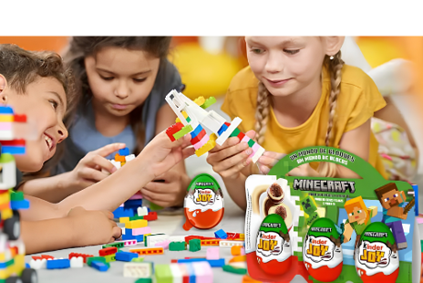 KINDER JOY | prenáša Minecraft do sveta cukroviniek