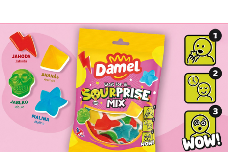 DAMEL | cukríky ktoré menia chuť