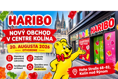 HARIBO | Chystáte sa na ISM? Navštívte nový obchod v Kolíne