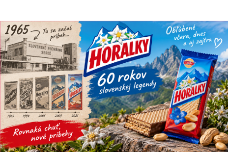 Horalky Sedita – história, retro obaly a československé cukrovinky od roku 1965