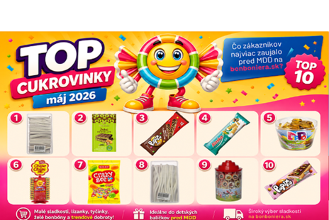 TOP CUKROVINKY | máj 2026