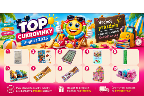 TOP CUKROVINKY | august 2026 